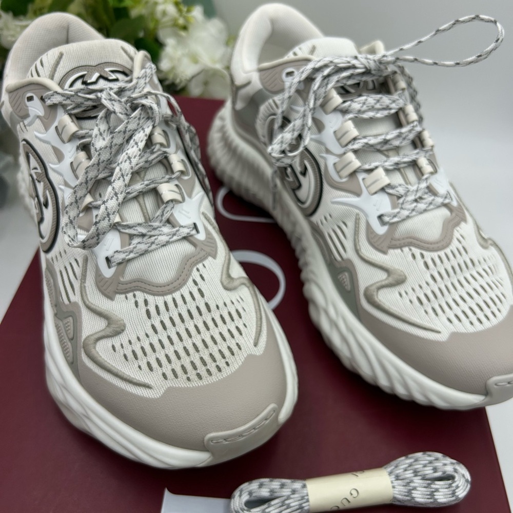Men's Gucci ripple splash low top sneakers size 8.5 fits 9.5 US made in Italy